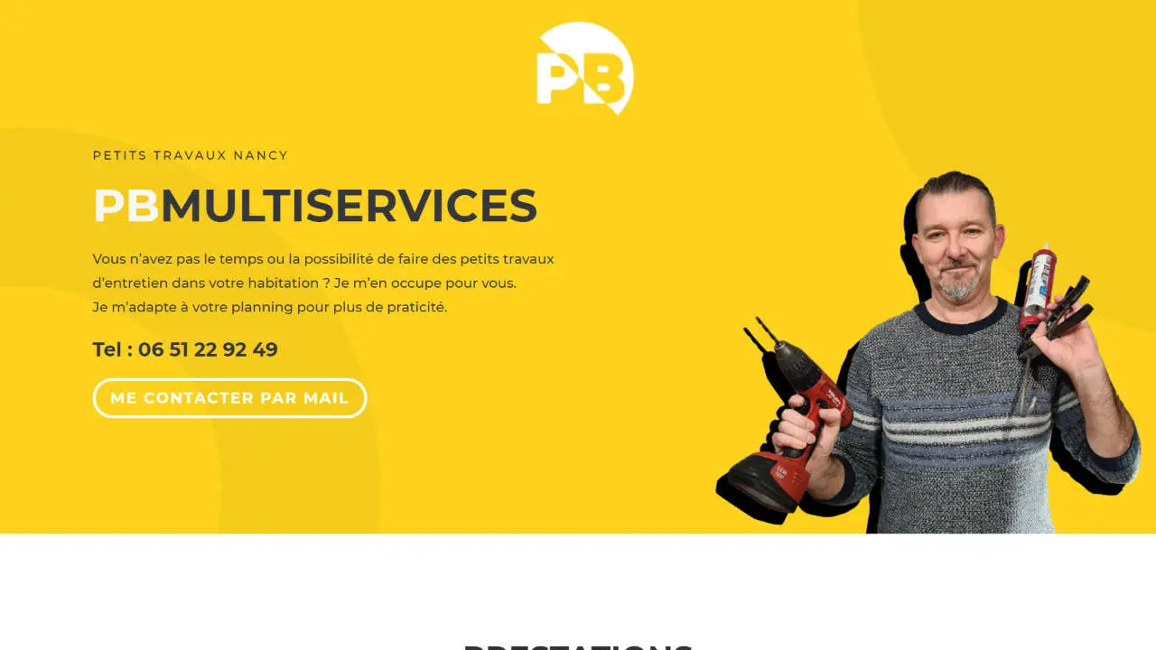 Site vitrine de multiservices